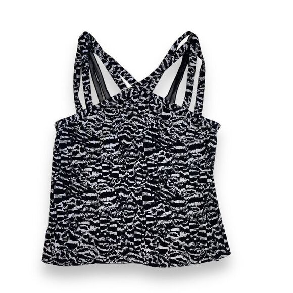 Fabletics Leopard Print Strappy Tank Top Sz M - Picture 3 of 12